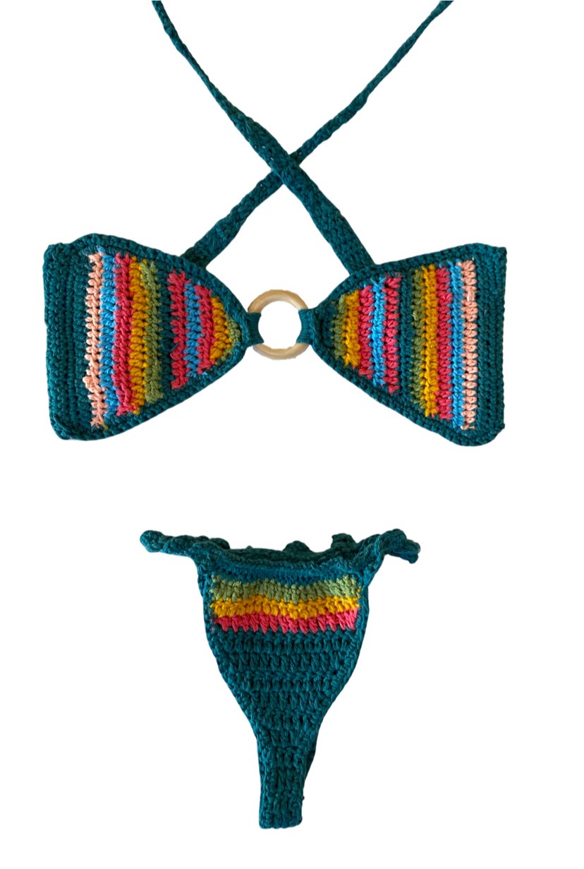 Bandeau Swimsuit Set